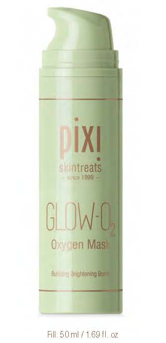 Glow-O2 oxygen mask. Mascarilla energizante efervescente