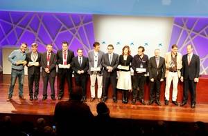 Foto de los ganadores de los Premios EmprendedorXXI