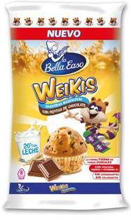 Panrico amplía la gama de Weikis® con el lanzamiento de divertidas magdalenas con pepitas de chocolate