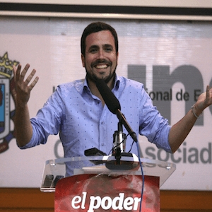 Alberto Garzón, candidato a la presidencia de UP.