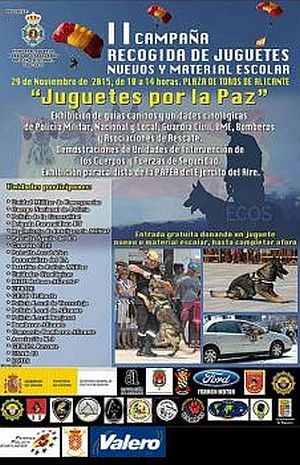 Valero patrocinador de la 2ª Campaña 'Juguetes por la Paz'