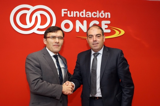 Lorenzo Amor, presidente de ATA y Alberto Durán López, vicepresidente Ejecutivo de Fundación ONCE-