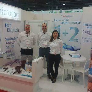 Microson y Gaes Audiotest participan en Arab Health, una de las principales ferias de Salud a nivel mundial