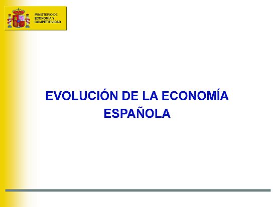 Gráficos sobre la evolución de la economía española