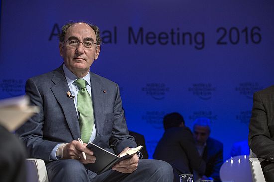 Ignacio Galán, en el Foro de Davos 