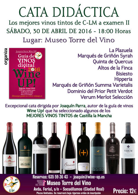Nueva edición de la cata con los mejores vinos tintos de Castilla en el Museo Torre del Vino de Socuéllamos