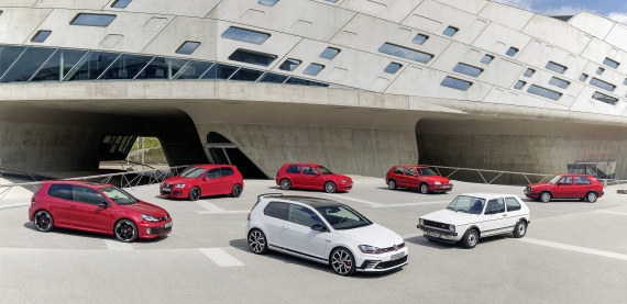 Volkswagen celebra el 40º Aniversario del Golf GTI