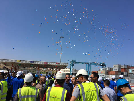 APM TerminalsTangier celebra 10 años en Marruecos con el Munich Maersk, el mayor buque que haya hecho escala en África