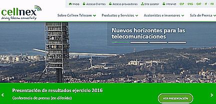 El BEI apoya el desarrollo de infraestructuras de telecomunicaciones móviles en España e Italia con un préstamo de 100 millones de € a Cellnex bajo la garantía del “Plan Juncker”