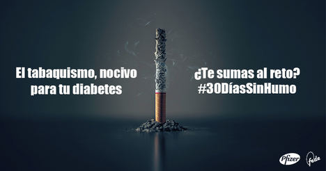 “'30 días sin humo', una iniciativa de deshabituación tabáquica dirigida a las personas con diabetes”