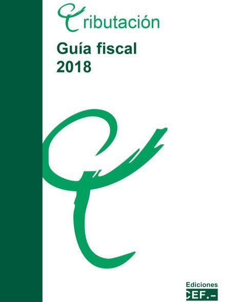 El CEF. publica su Guía Fiscal 2018