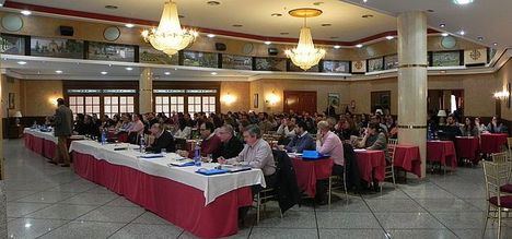 Imagen del salón donde se celebró una conferencia anterior.
(Foto de archivo)