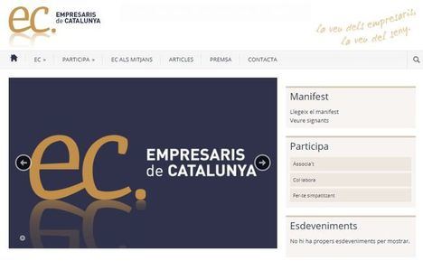 Empresaris de Cataluña denuncia que la web de la ANC es perversa porque lista de manera pasiva las empresas no favorables a la independencia