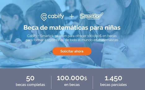 Smartick y Cabify celebran el Día de la Niña recopilando experiencias de las beneficiarias de las becas matemáticas
