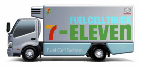 7-Eleven y Toyota acuerdan un proyecto de camiones de pila de combustible de hidrógeno