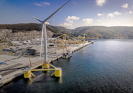 ABS clasifica la mayor turbina eólica flotante del mundo
