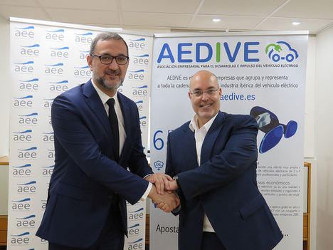 AEDIVE y AEE firman un convenio de colaboración para impulsar acciones relacionadas con el automóvil eléctrico y la energía eólica en España
