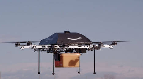 Amazon entrega por primera vez un pedido mediante drone