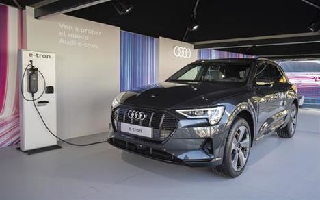 El Audi e-Tron, protagonista en la Feria del Vehículo Eléctrico