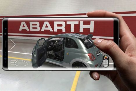 Nuevo Abarth 695 70° Anniversario, descúbrelo con la realidad aumentada