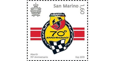 Un sello para celebrar el 70 aniversario de Abarth