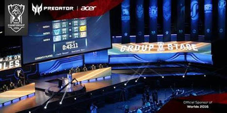 Acer es nombrado Sponsor Oficial del Campeonato del Mundo de League of Legends de 2016 y de los eventos del All Star