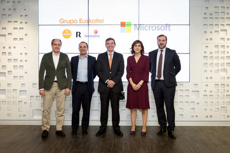 Grupo Euskaltel y Microsoft establecen una alianza estratégica para la transformación digital de empresas e instituciones