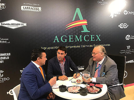 Éxito de visitantes y operaciones de negocio en el stand de AGEMCEX en MEAT ATTRACTION 2018