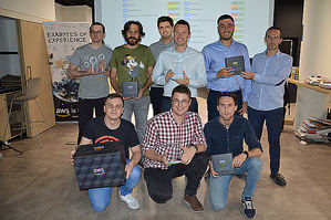 El equipo de desarrollo tecnológico de Aiwin gana el AWS Datathon Iberia 2019