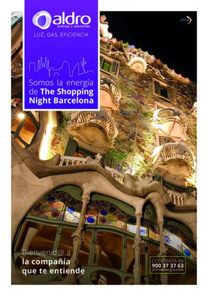 Aldro Energía iluminará The Shopping Night Barcelona 2018