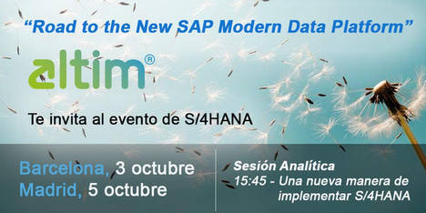 Altim muestra el potencial de S/4HANA en el nuevo evento de SAP