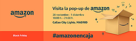 Amazon celebra el Black Friday en España con la apertura de su pop-up store