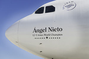 Air Europa colabora con la Fundación Ángel Nieto para difundir el legado del campeón