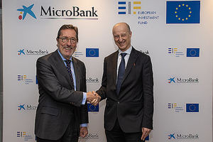 MicroBank y el Fondo Europeo de Inversiones (FEI) acuerdan un plan de inversión de 50 millones de euros para empresas sociales