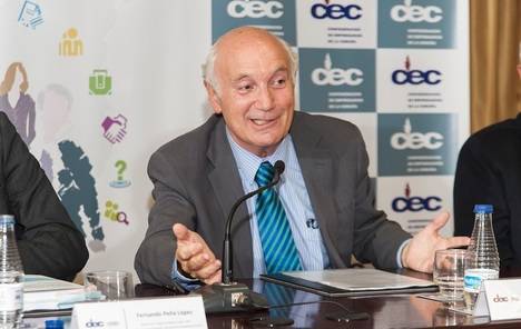 Antonio Fontenla, presidente de la CEC durante la inauguración de la jornada celebrada el pasado martes 18 de octubre.