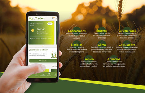 App Agrotrader, referencia digital en el sector agrícola, lanza nuevas funcionalidades