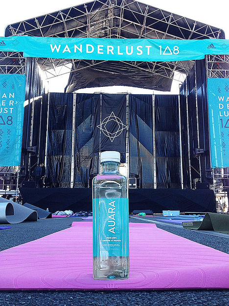 Auara será el agua oficial de Wanderlust 108, evento mundial de yoga y meditación