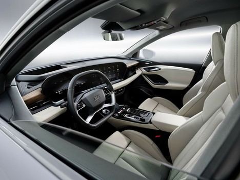 Interior del Audi Q6 e-tron