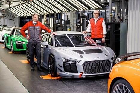 Sale de fábrica la unidad número 50 del Audi R8 LMS GT4