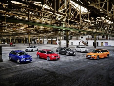 Audi Sport celebra 25 años de las versiones RS
