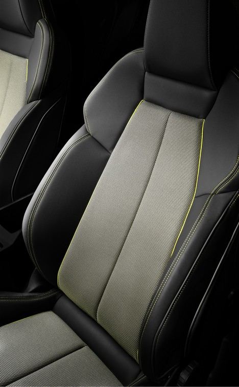 El nuevo Audi A3 con tapicería realizada a partir de polietileno