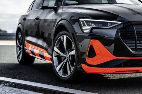 Innovador concepto aerodinámico para las versiones S de los modelos Audi e-tron