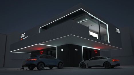 Audi ensaya un proyecto piloto de recarga rápida