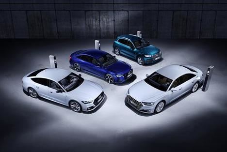 Audi Q5, A6, A7 y A8, nuevas versiones híbridas enchufables
