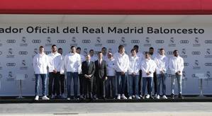 Audi entrega sus coches a los jugadores del Real Madrid Baloncesto