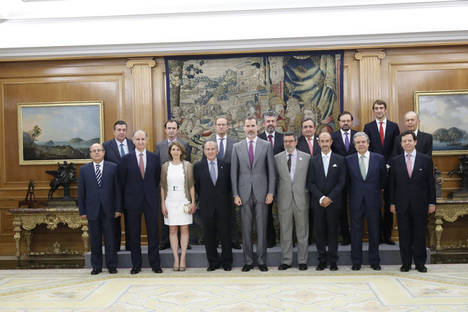 Su Majestad el Rey recibe al Club de Exportadores e Inversores Españoles en su vigésimo aniversario