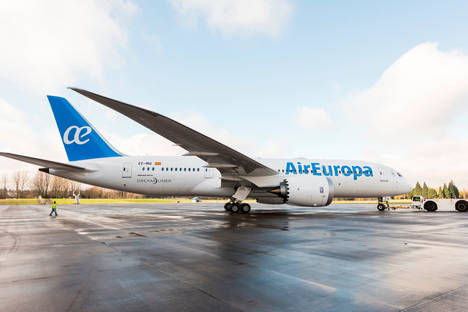 Air Europa incorpora a su flota su tercer Dreamliner
