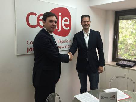 BEMATE.COM y CEAJE firman un convenio de colaboración que beneficiará a más de 18.500 jóvenes empresarios