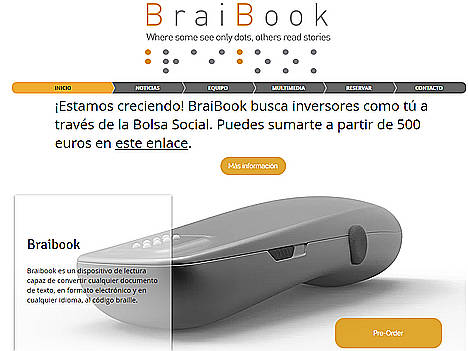 El e-reader en Braille para fomentar la lectura y el acceso a contenidos digitales
