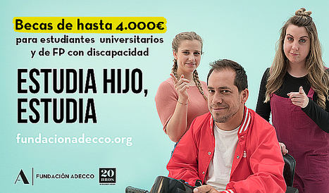 La Fundación Adecco invierte 300.000 euros en becas para ayudar a estudiantes universitarios y de formación profesional con discapacidad